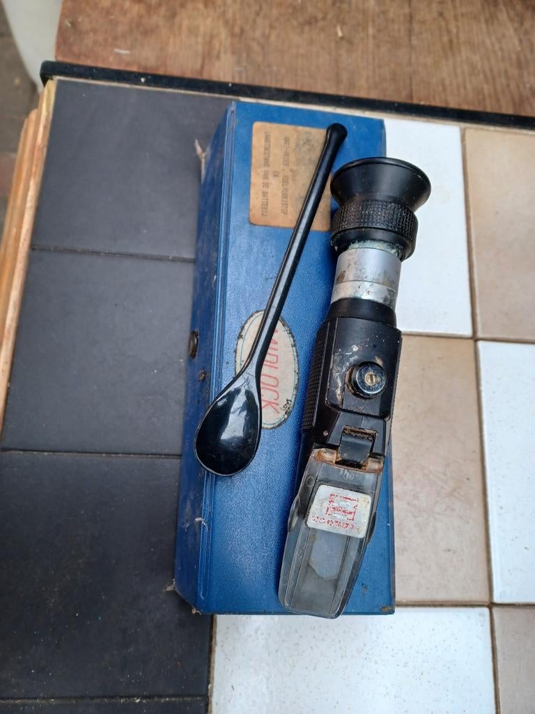 Vintage Refractometer in Doos - Optisch Meetinstrument, Antiek en Kunst, Ophalen of Verzenden