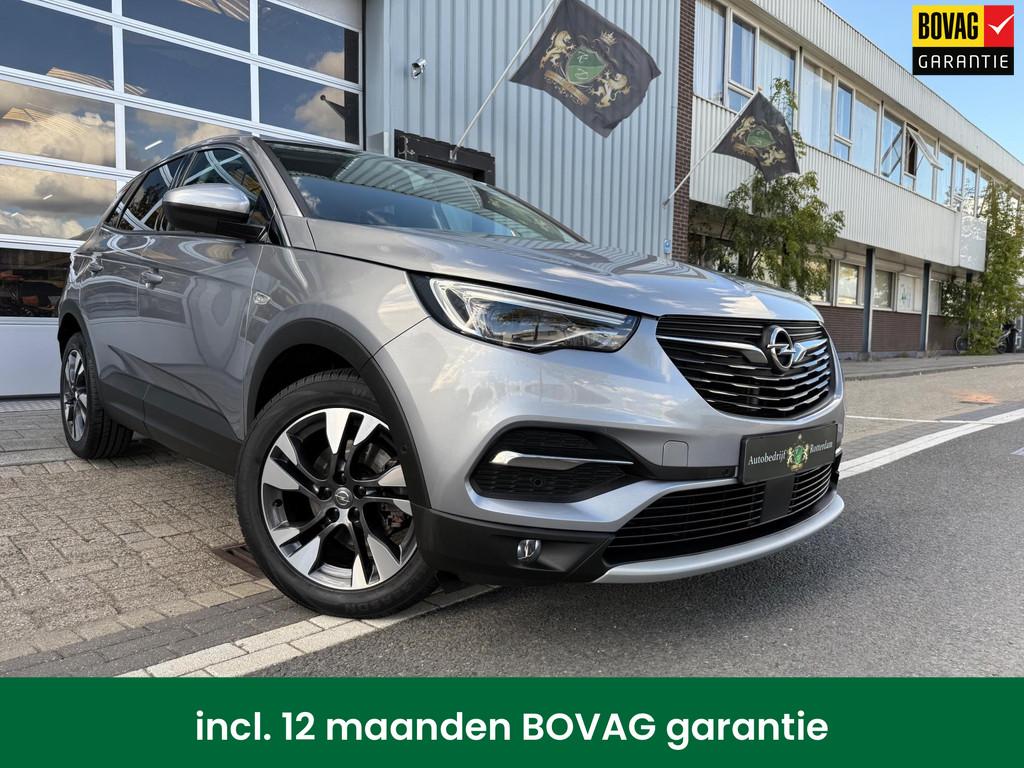 Opel Grandland X 1.2 Turbo Ultimate AUT PDC/NAVI/LMV-18/LEER, 12 maanden, Gebruikt, 1199 cc, Leder