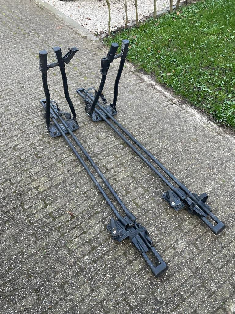 2 Fietsendragers - Dakdragers - 1 sleutel aanwezig, Ophalen, 2 fietsen, Gebruikt, Dakdrager