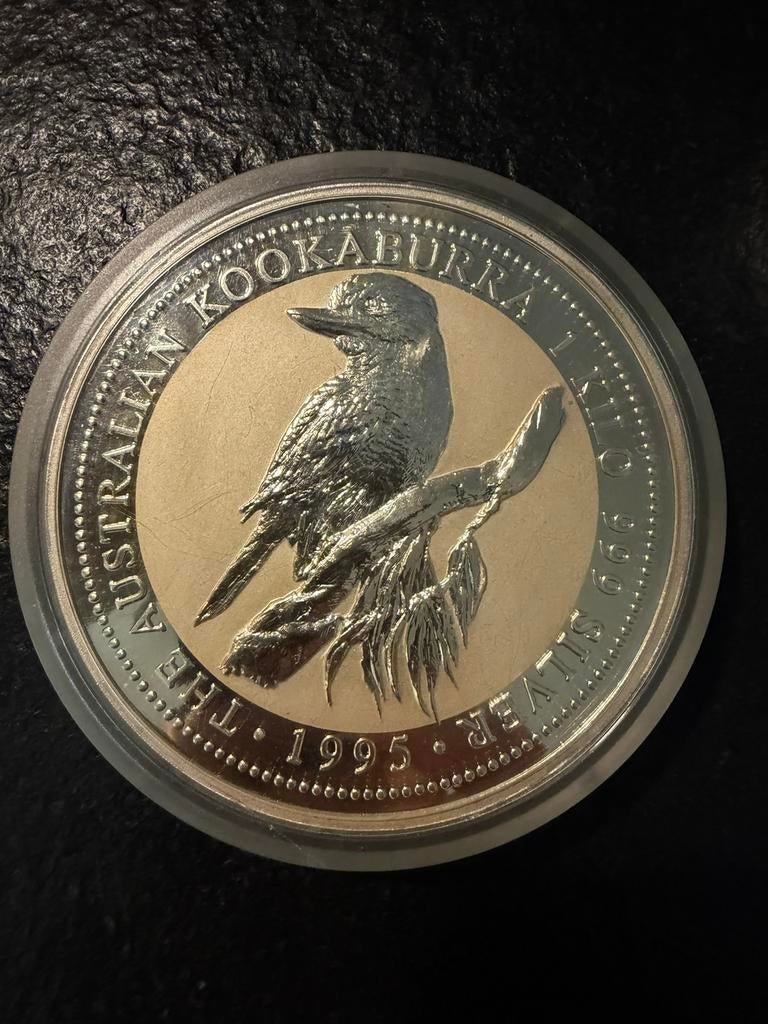 Kilo munt Kookaburra 1995 schaars!, Ophalen of Verzenden, Zilver