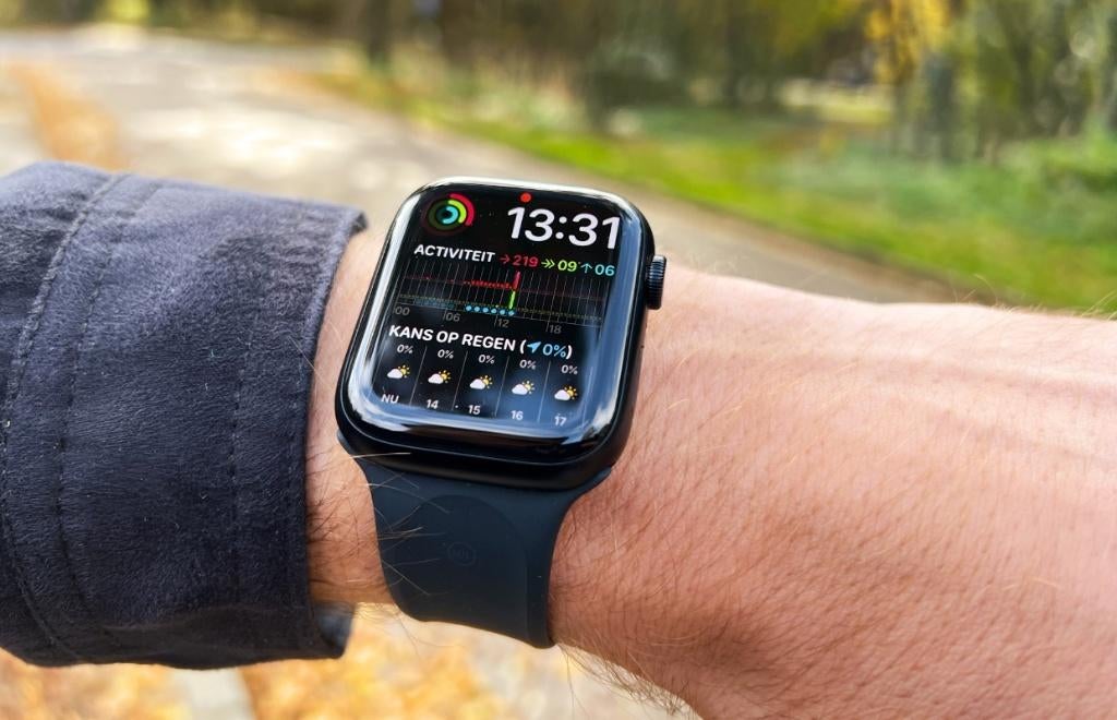 Apple Watch series 7, Sieraden, Tassen en Uiterlijk, Smartwatches, Ophalen, Apple Watch ⌚️, Zwart, IOS