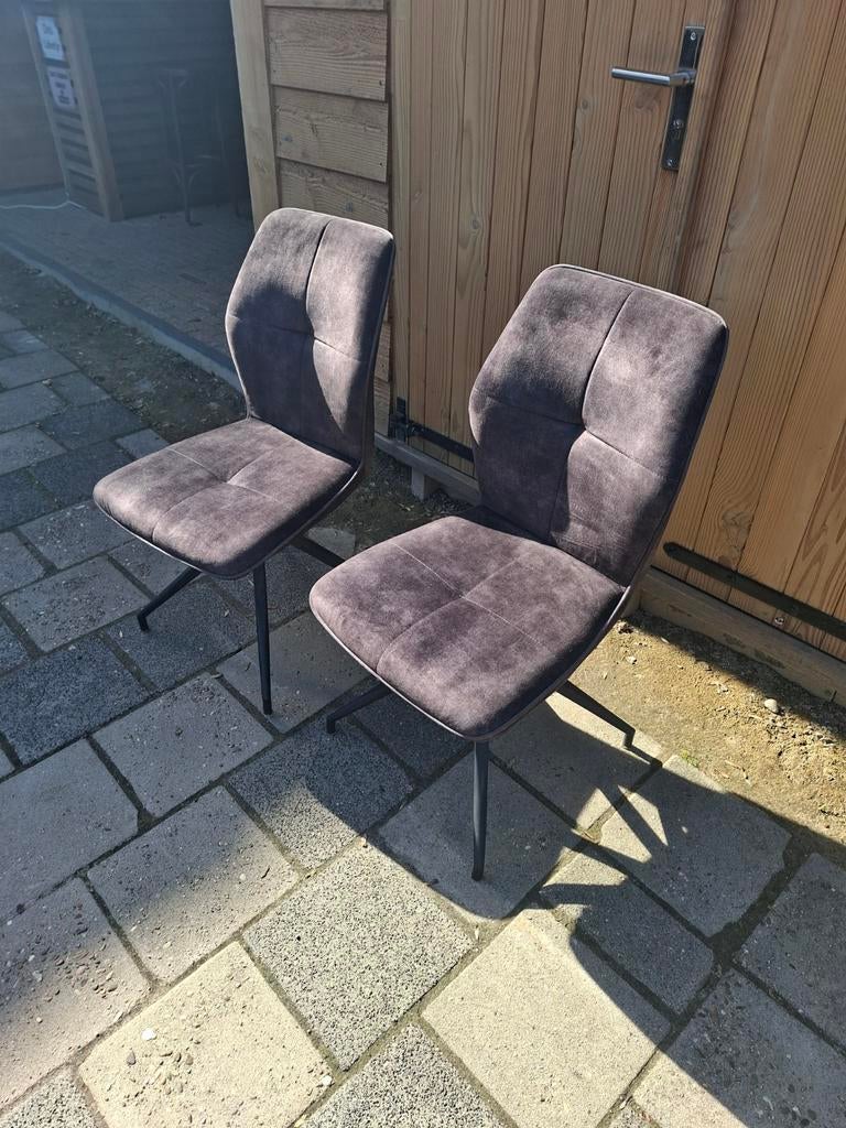2 Eetkamerstoelen, Huis en Inrichting, Stoelen, Ophalen, Gebruikt, Twee