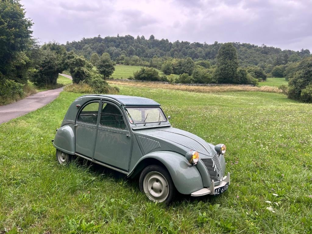 Citroën 2CV AZ 1962 Vert Embrun volledig gerestaureerd, Auto's, Citroën, Voorwielaandrijving, 540 kg, 2CV, 13 pk