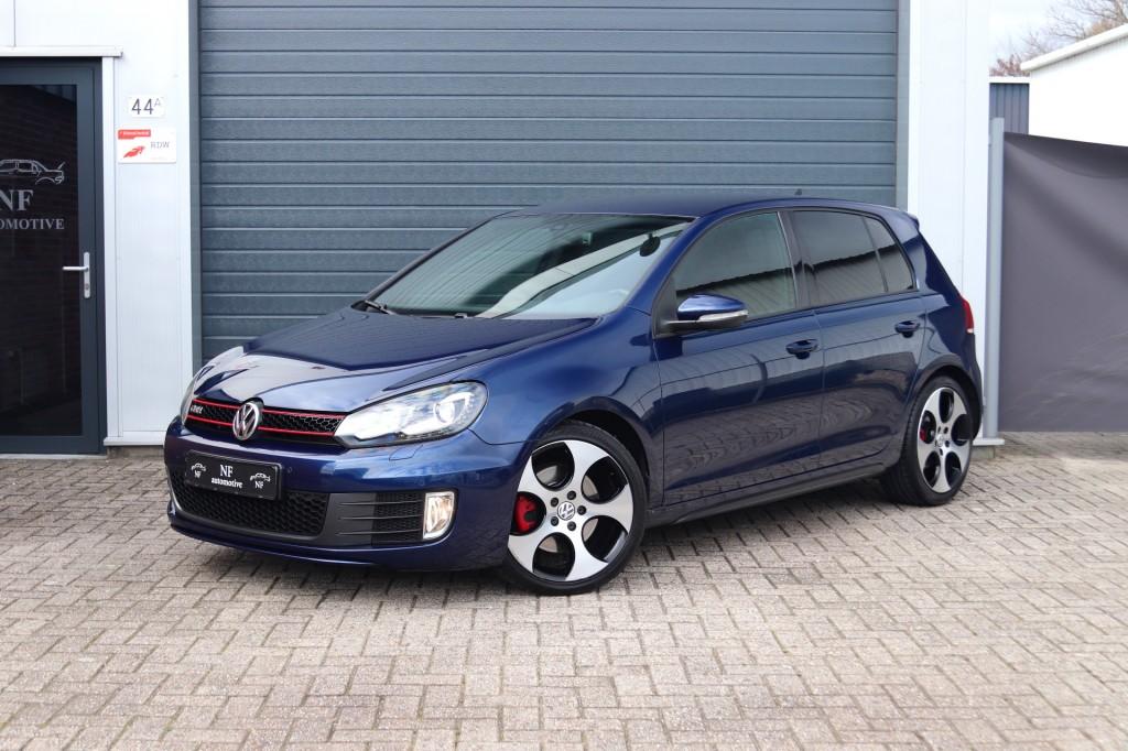 Volkswagen GOLF Golf VI GTI 2.0TSI 5drs. - NL auto! - Blauw!, Voorwielaandrijving, Euro 5, Gebruikt, 4 cilinders