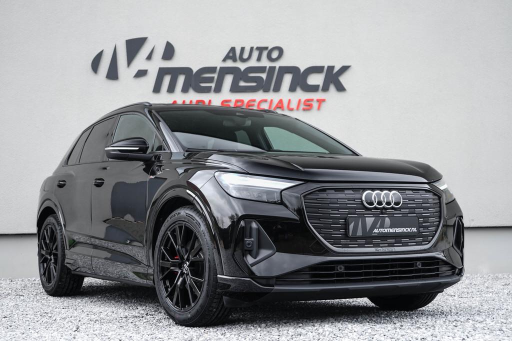 Audi Q4 e-tron 35 / 2x S-line/ Head-up Display/ Standkachel/, Auto's, Automaat, Achterwielaandrijving, Zwart, 1865 kg