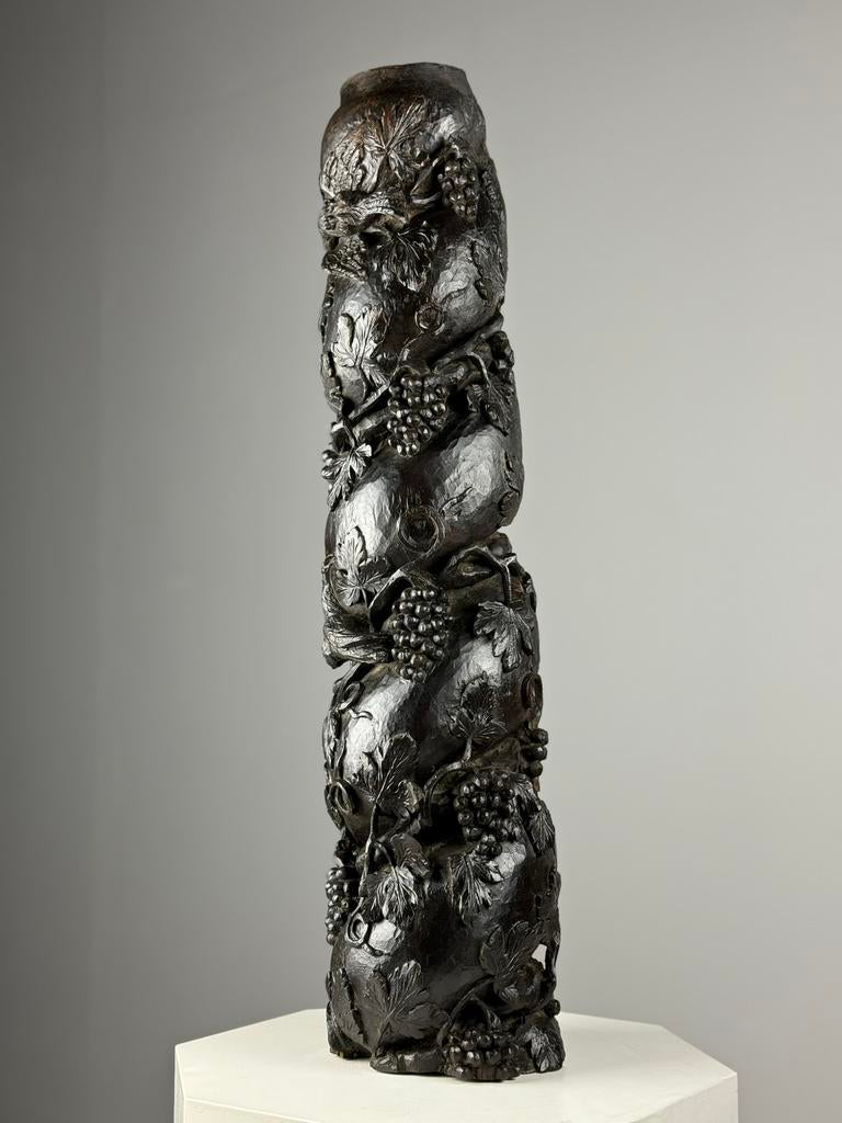 Zuil 18e eeuw zwart, Ophalen, Gebruikt