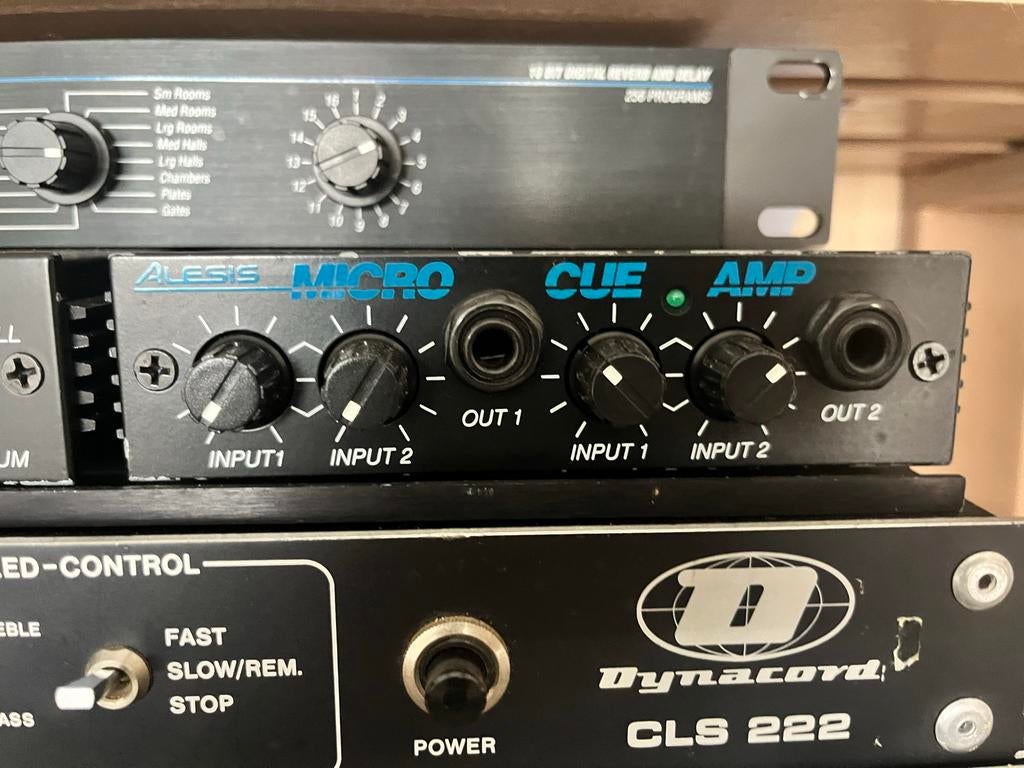 Alesis Microverb III, Microverb II en Micro Cue Amp, Verzenden, Gebruikt, Reverb