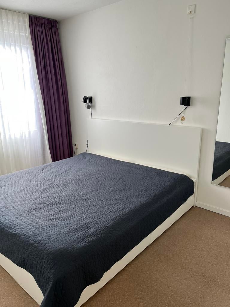 HOOFDBORD voor 180 MALM bed, Ophalen, Ikea scandinavisch modern, Wit, Tweepersoons