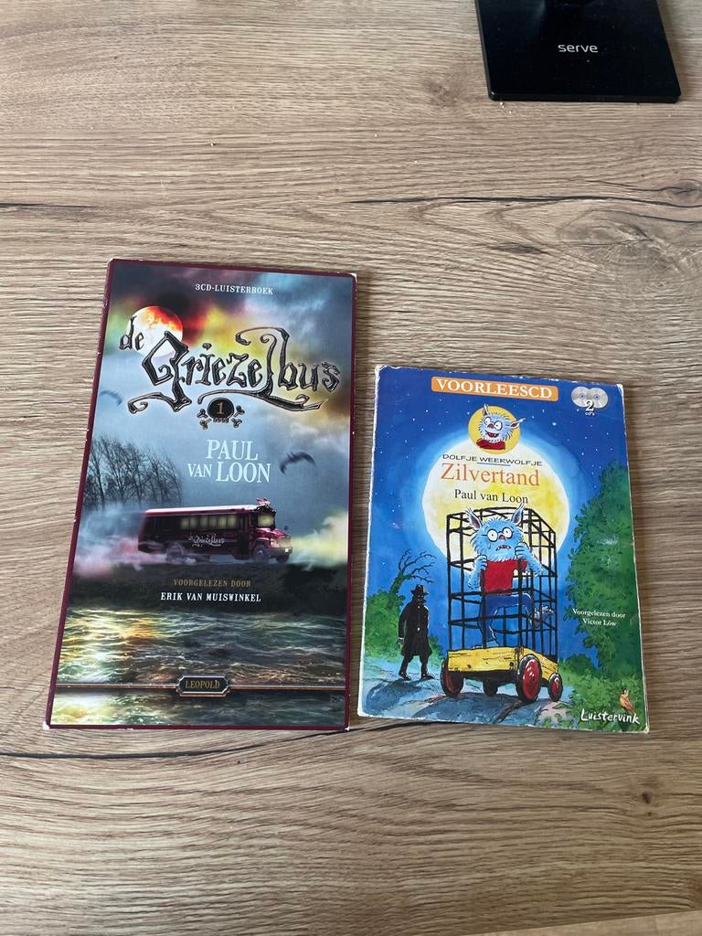 Paul van Loon Luisterboeken: De Griezelbus & Dolfje Weerwolf, Ophalen of Verzenden, Cd, Kind