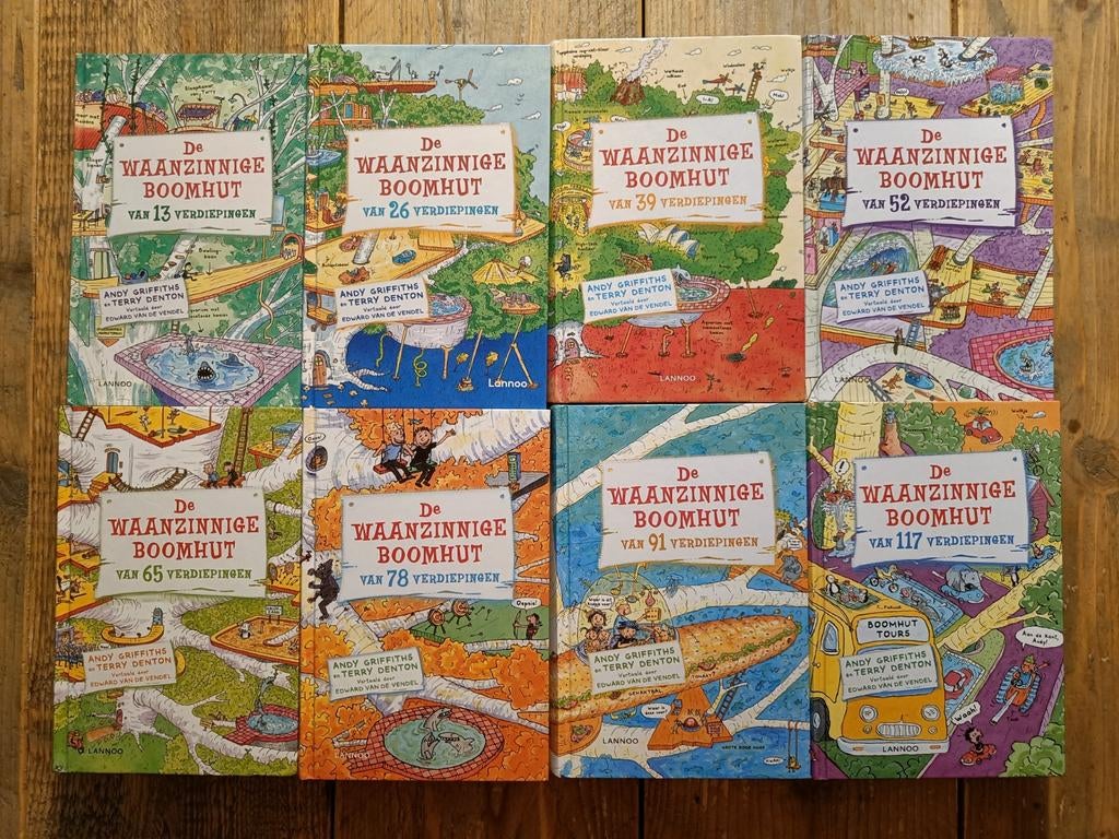 9 Delen van de Waanzinnige boomhut., Ophalen of Verzenden, Zo goed als nieuw