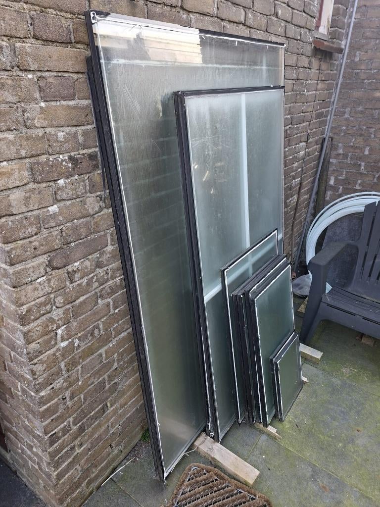 Dubbel glas, Doe-het-zelf en Verbouw, Glas en Ramen, Ophalen, Gevelraam of Ruit, Gebruikt, 120 tot 160 cm