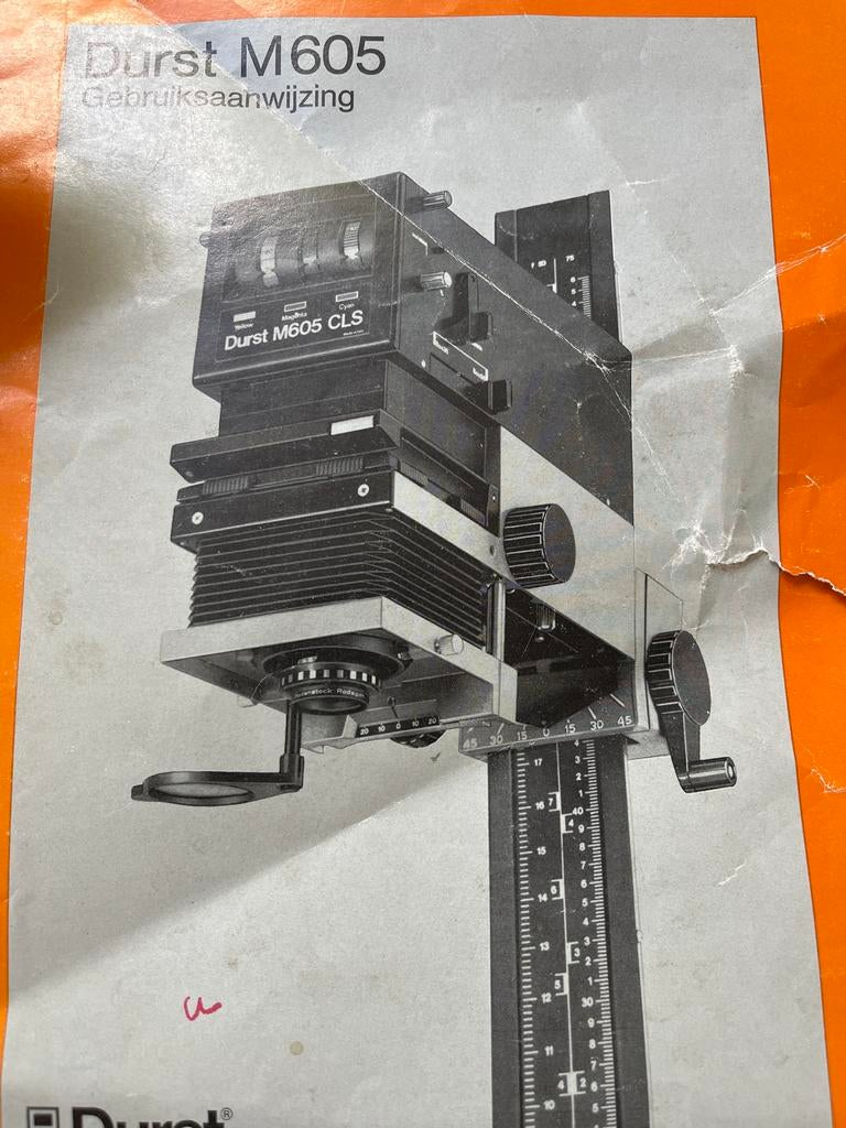 Durst M 605 Vergrotingsapparaat Kleur/Zwart Wit met Doka Ben, Ophalen of Verzenden, Zo goed als nieuw, Complete dokaset