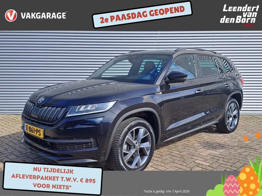 Skoda Kodiaq 1.5 TSI Sportline Business | Apple Carplay/Andr, 12 maanden, Euro 6, 4 cilinders, Zwart