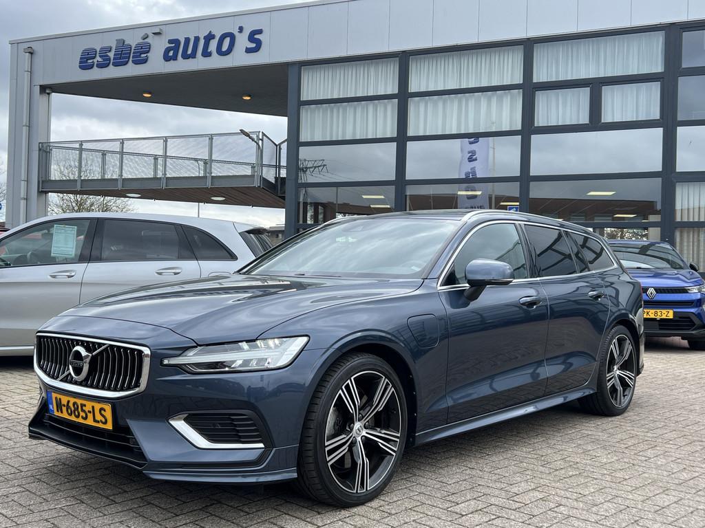 Volvo V60 2.0 T6 Recharge 340 pk AWD Inscription Trekhaak Pa, Automaat, Gebruikt, Blauw, 340 pk