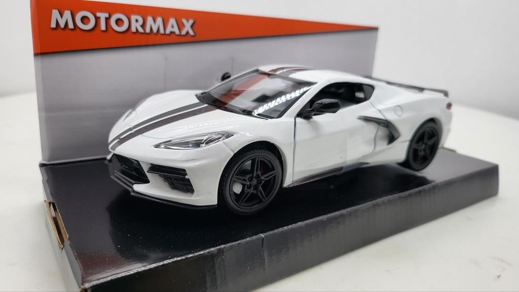 Chevrolet Corvette C8 Stingray, wit, 2020, Ophalen of Verzenden, Nieuw