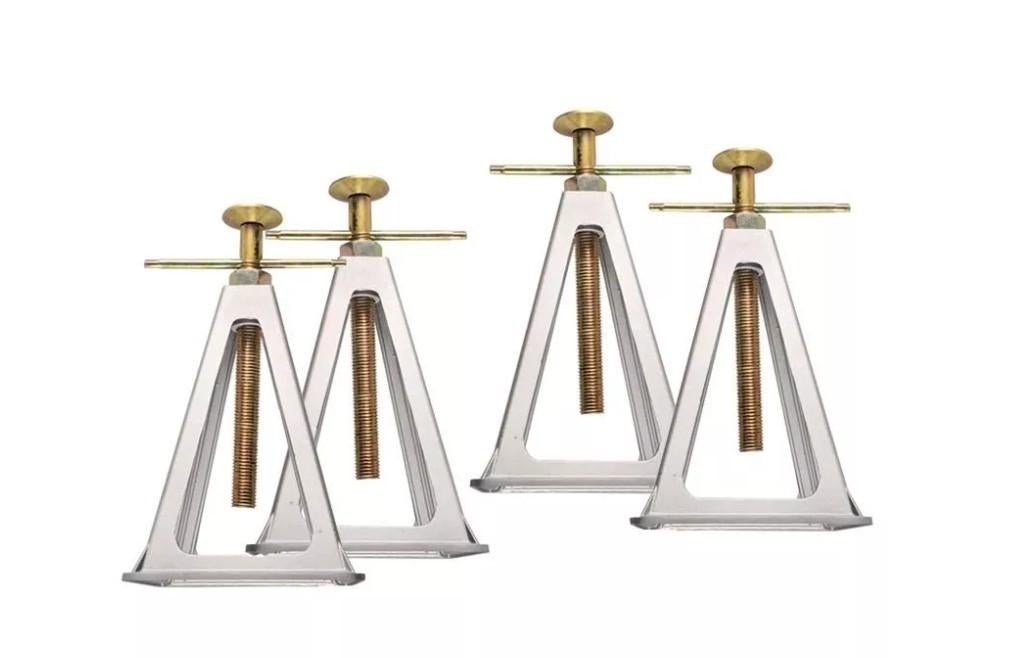 Aluminium assteunen set verstelbaar 4 stuks, Ophalen of Verzenden, Nieuw