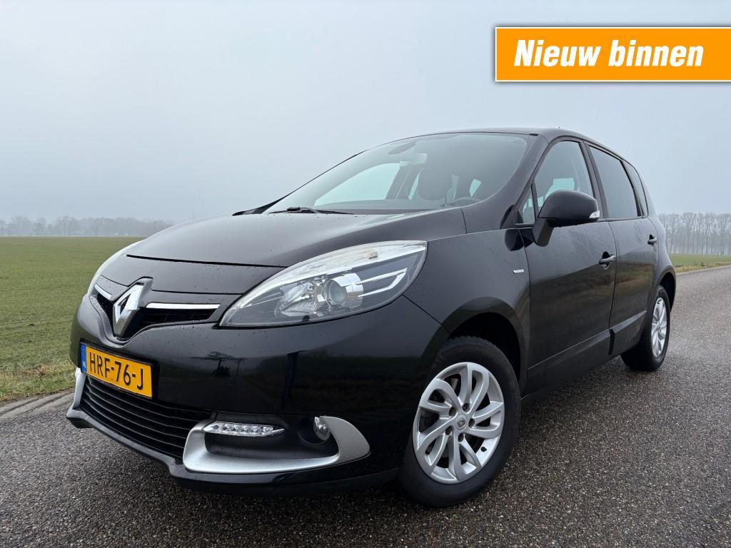 Renault SCENIC 1.2 TCE LIMITED / CRUISE / NAVI / NETTE STAAT, Voorwielaandrijving, Gebruikt, 4 cilinders, Zwart