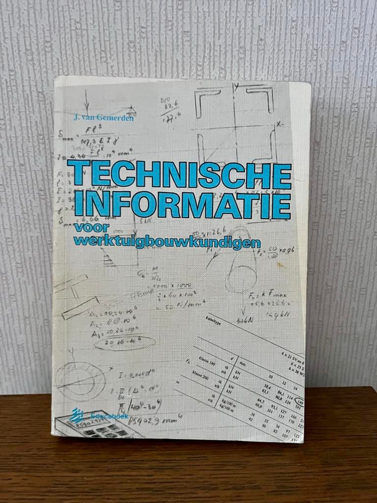 Technische informatie voor werktuigbouwkundigen, Boeken, Ophalen of Verzenden, Gelezen, Werktuigbouwkunde