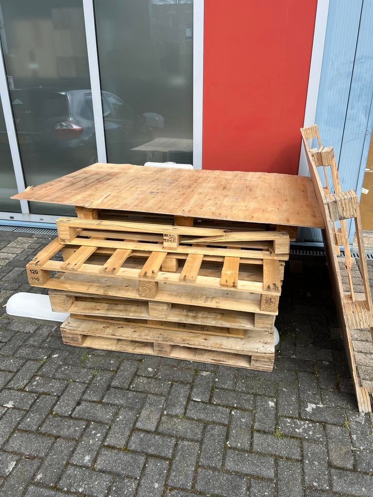 Gratis pallets, Ophalen