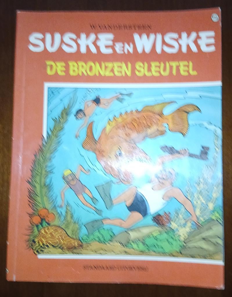 Suske en Wiske De bronzen sleutel VK 116, 1ste druk, Willy Vandersteen, Eén stripboek, Ophalen of Verzenden, Zo goed als nieuw