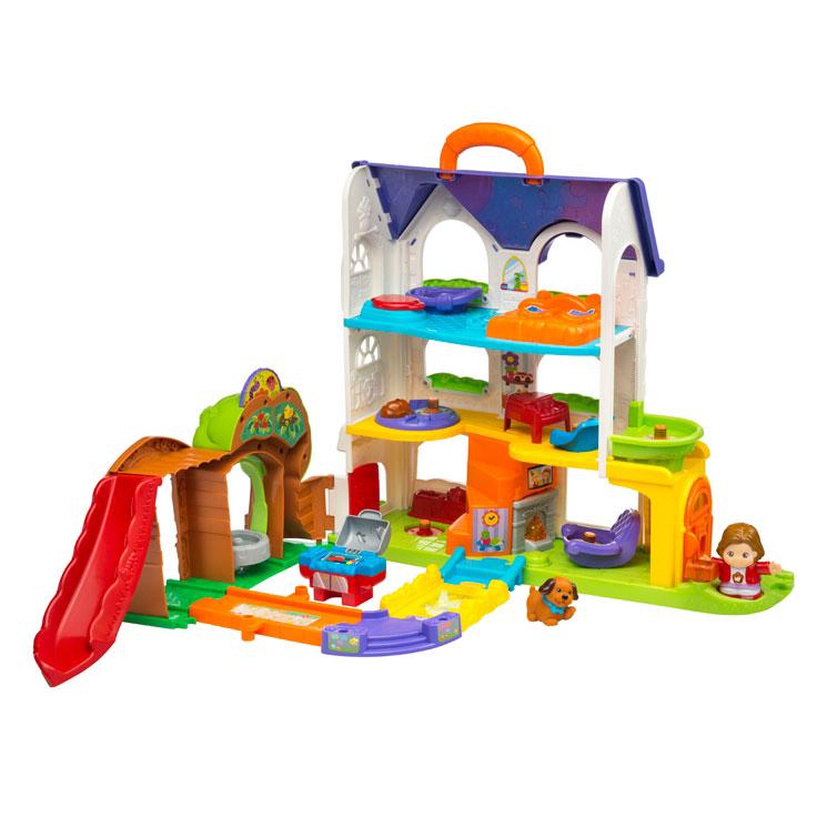 Vtech Vrolijke Vriendjes huis met veel extras, Ophalen, Gebruikt, 2 tot 4 jaar