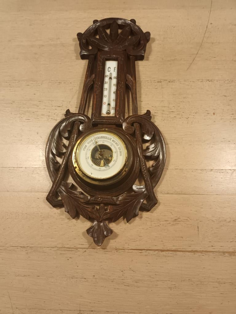 Antieke Borometer.Lufft barometer. Genummerd, Ophalen of Verzenden