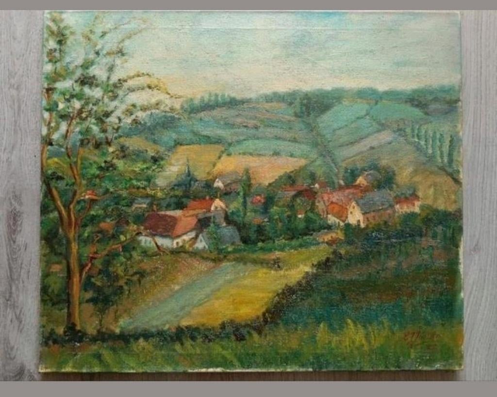 Heuvellandschap - Geuldal - Valkenburg - Gesigneerd, Ophalen of Verzenden