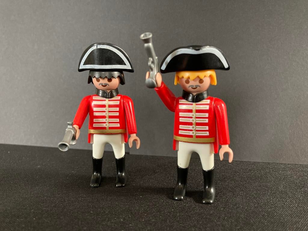 Playmobil soldaten met revolver., Ophalen of Verzenden, Zo goed als nieuw