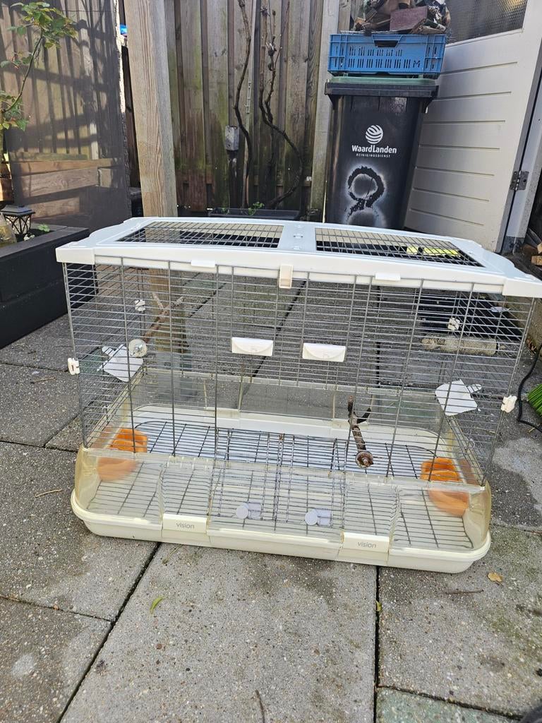 vogel kooi, Ophalen, Zo goed als nieuw, Metaal, Vogelkooi
