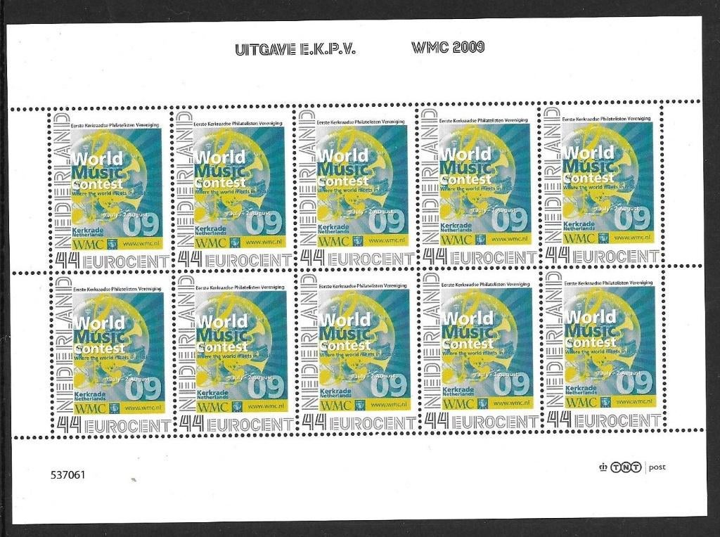 Vel persoonlijke zegels wmc kerkrade, postfris, Postzegels en Munten, Ophalen of Verzenden, Postfris