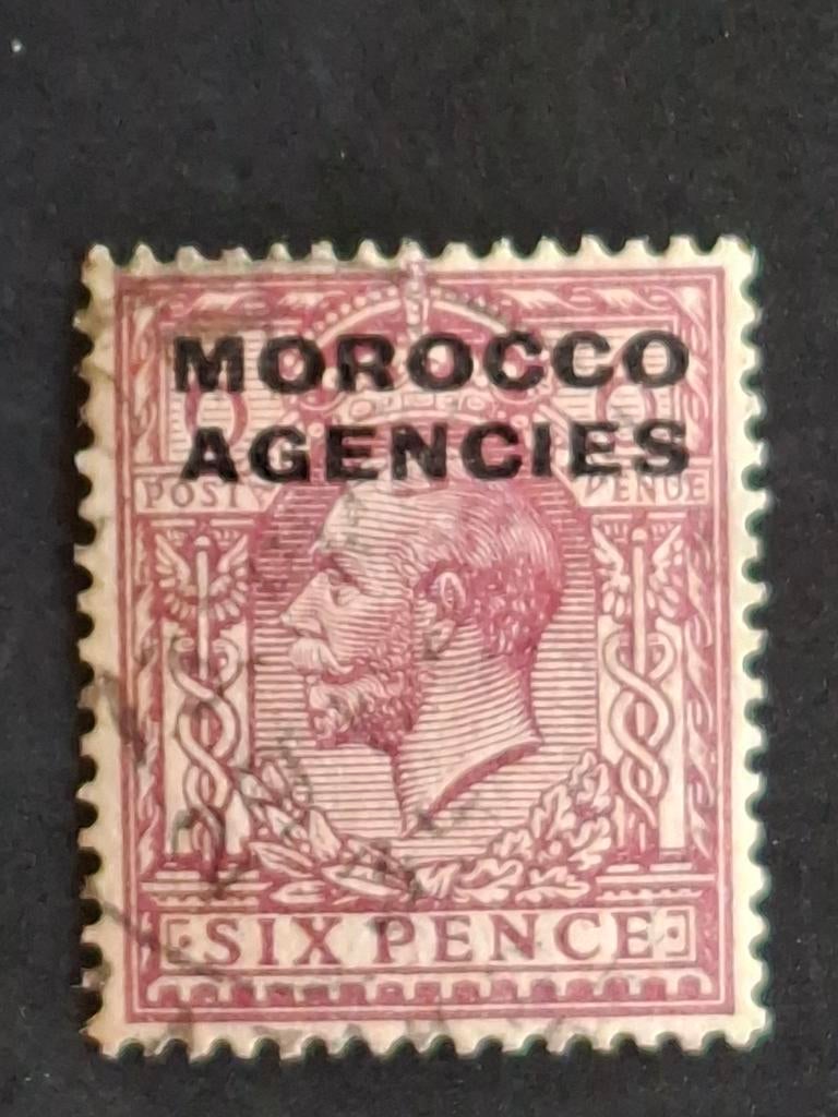 Britse Post Marokko Mi 59, Verzenden, Overige landen, Gestempeld