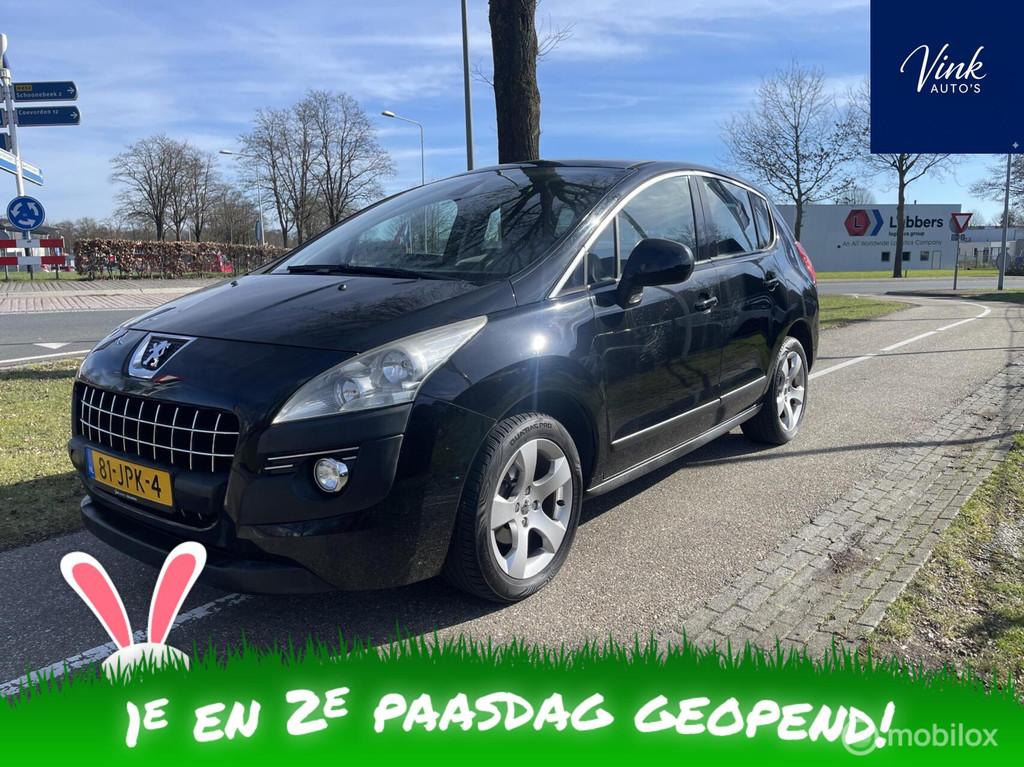 Peugeot 3008 1.6 VTi Première | Panoramadak | Cruise en cli, Voorwielaandrijving, Gebruikt, 4 cilinders, Zwart