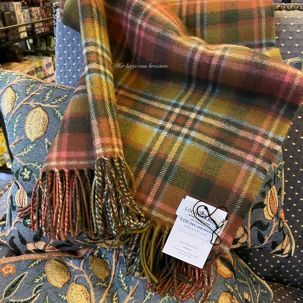 Schots Lamswollen plaid  Lochcarron Scott Green Antique, Huis en Inrichting, Woonaccessoires | Plaids en Woondekens, Westdijk 41 3241 GT Middelharnis