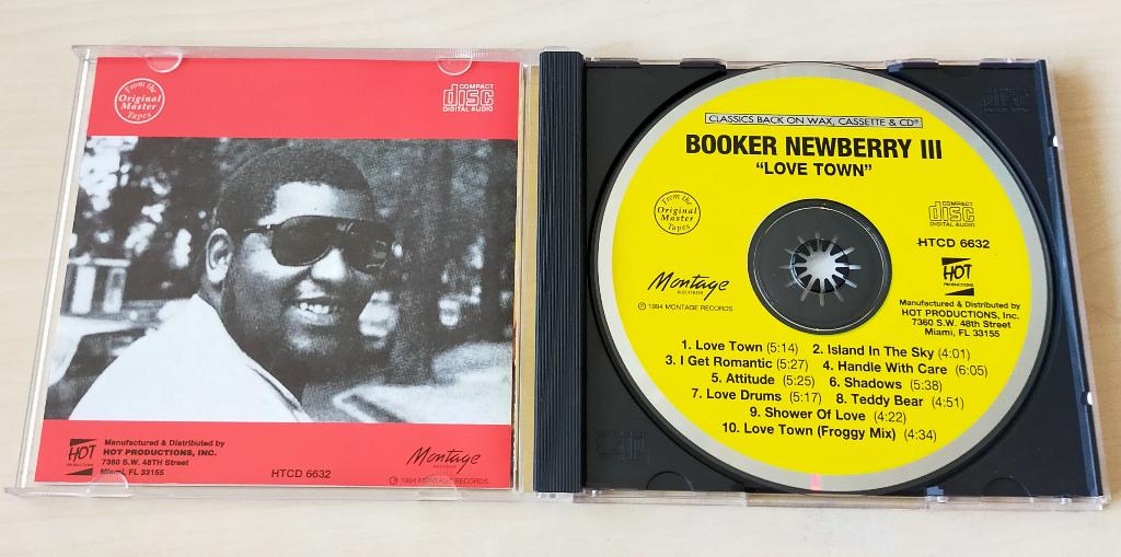 Booker Newberry III - Love Town CD 1984/1994, Ophalen of Verzenden, 1980 tot 2000, Zo goed als nieuw