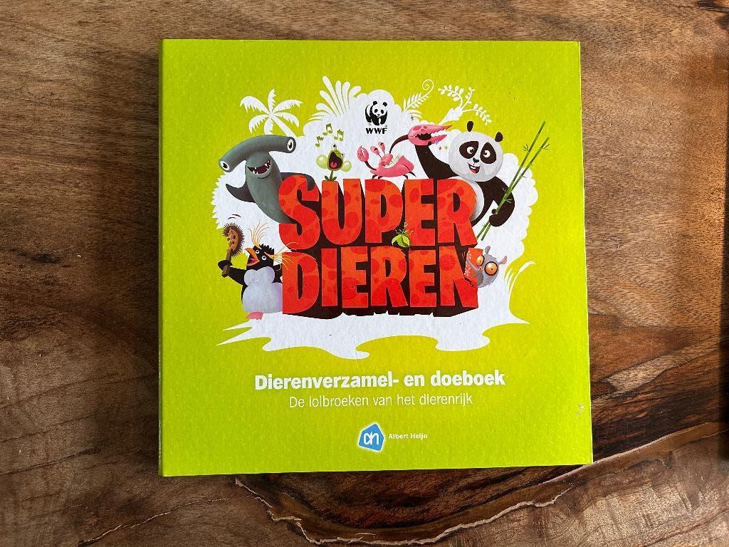 Super dieren dierenverzamel- en doeboek groen, Verzamelen, Supermarktacties, Albert Heijn, Ophalen of Verzenden