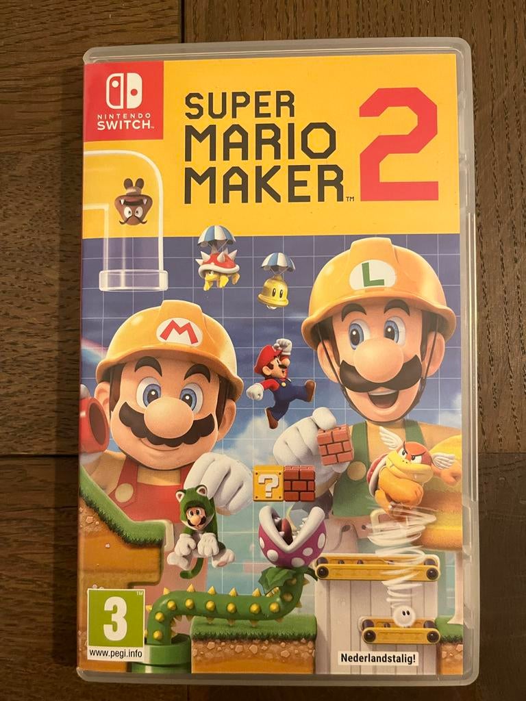 Super Mario Maker 2 - Nintendo Switch, Eén computer, Ophalen of Verzenden, Zo goed als nieuw, Platform