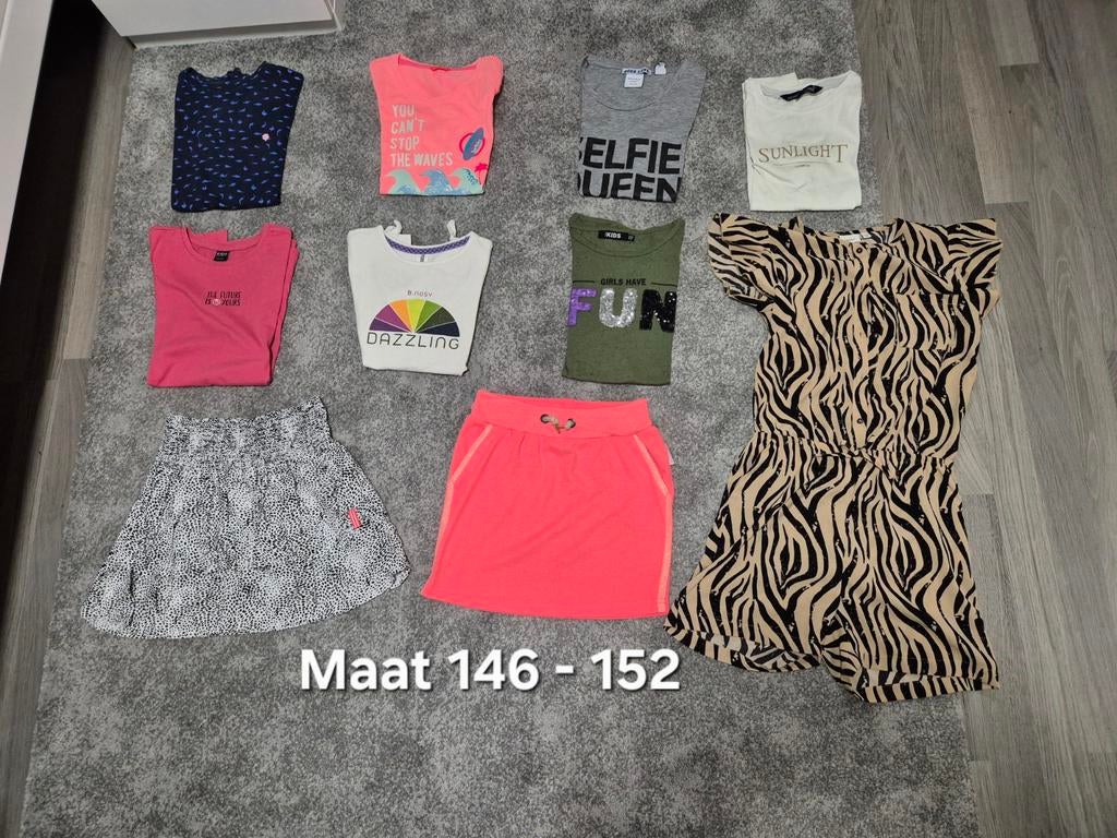 Meisjes kledingpakket maat 146 - 152, Ophalen of Verzenden, Zo goed als nieuw, Meisje, Setje