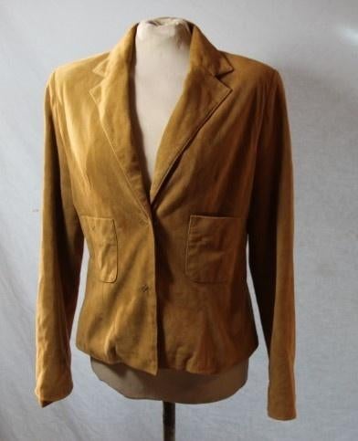 Lamsleren damesjasje.Mt 40.Merk Senso, Kleding | Dames, Jasjes, Kostuums en Pakken, Maat 38/40 (M), Bruin, ., Ophalen of Verzenden