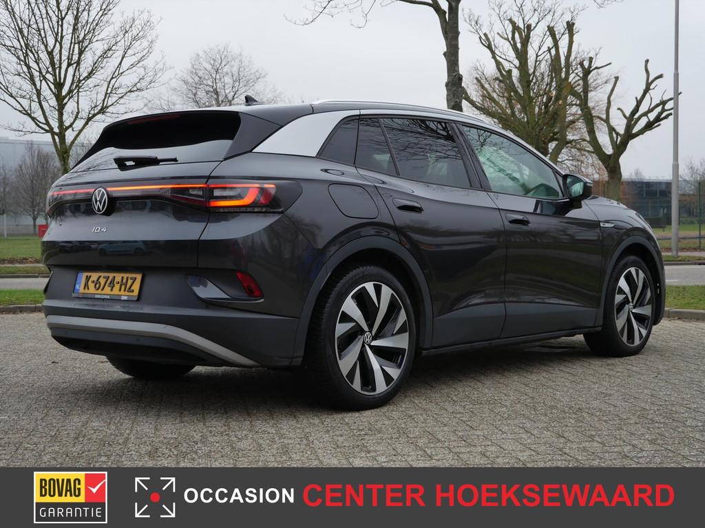 VOLKSWAGEN Id.4 77kWh 204pk 1ST | Mangan Grey | Carplay | Ad, 12 maanden, Gebruikt, Leder en Stof, Origineel Nederlands