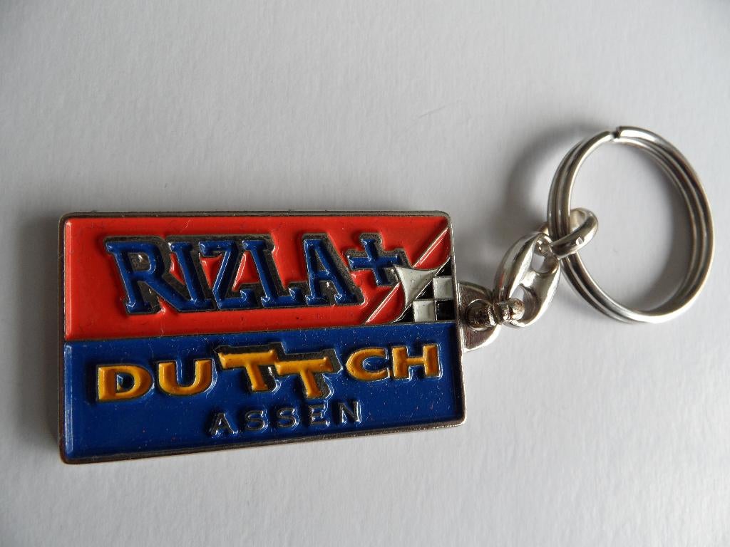 TT Assen Rizla Dutch TT motorwegrace sleutelhanger, Verzenden, Zo goed als nieuw, Merk