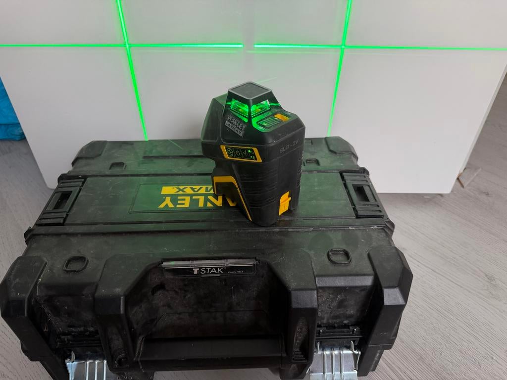 Stanley Fatmax kruislijnlaser 12 lijn 3D, Ophalen of Verzenden, Gebruikt, Overige meters