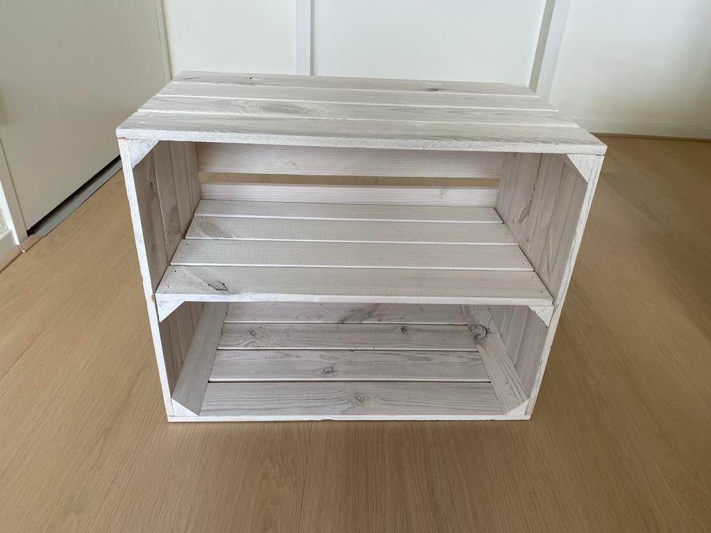 9 kratten met planken en lades, Ophalen, Gebruikt, Overige houtsoorten, Minder dan 50 cm