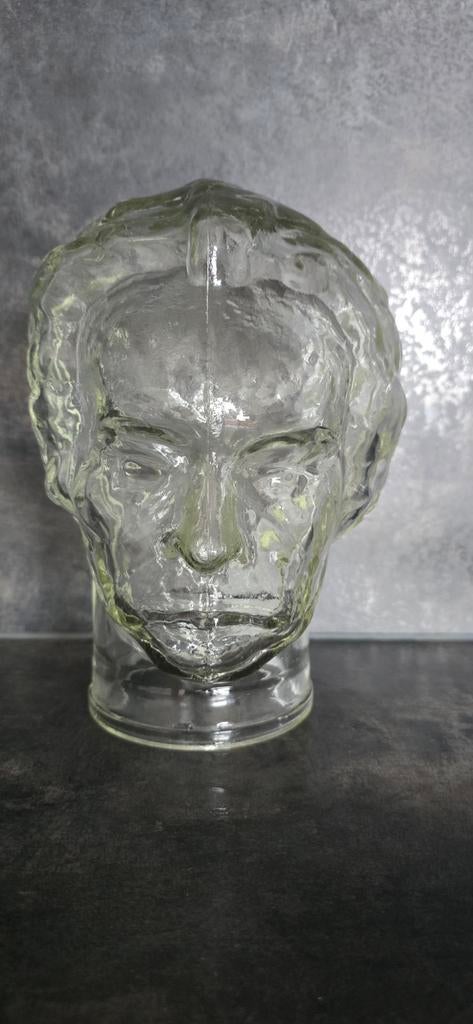 Gaaf glazen Beethoven hoofd/kop/ buste, Ophalen of Verzenden