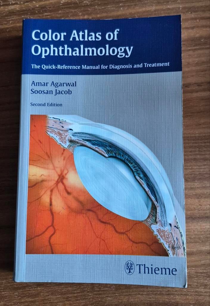 Color Atlas of Ophthalmology - Oogheelkunde, Boeken, Ophalen of Verzenden, Zo goed als nieuw, Overige onderwerpen, Amar Agarwal, Soosan Jacob