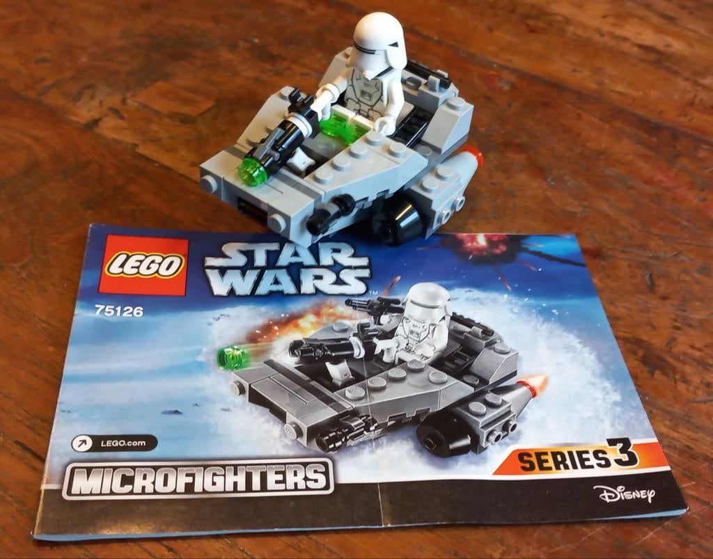 Lego starwars microfighters., Ophalen of Verzenden, Zo goed als nieuw, Complete set, Lego