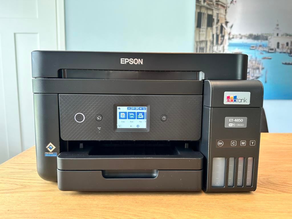 Epson EcoTank ET-4850 | All-in-one printer | Volle inkt, Ophalen of Verzenden, Zo goed als nieuw, Scannen, Ingebouwde Wi-Fi