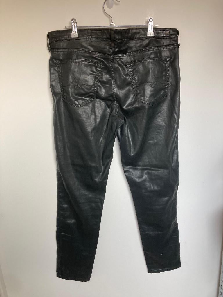 AG Jeans Adriano Goldschmied Ankle skinny zwart glans mt 31, Privacy@agjeans.com, AG Adriano Goldschmied, Zwart, Hudson Yards, 20 Hudson Yards, New York, NY 10001.