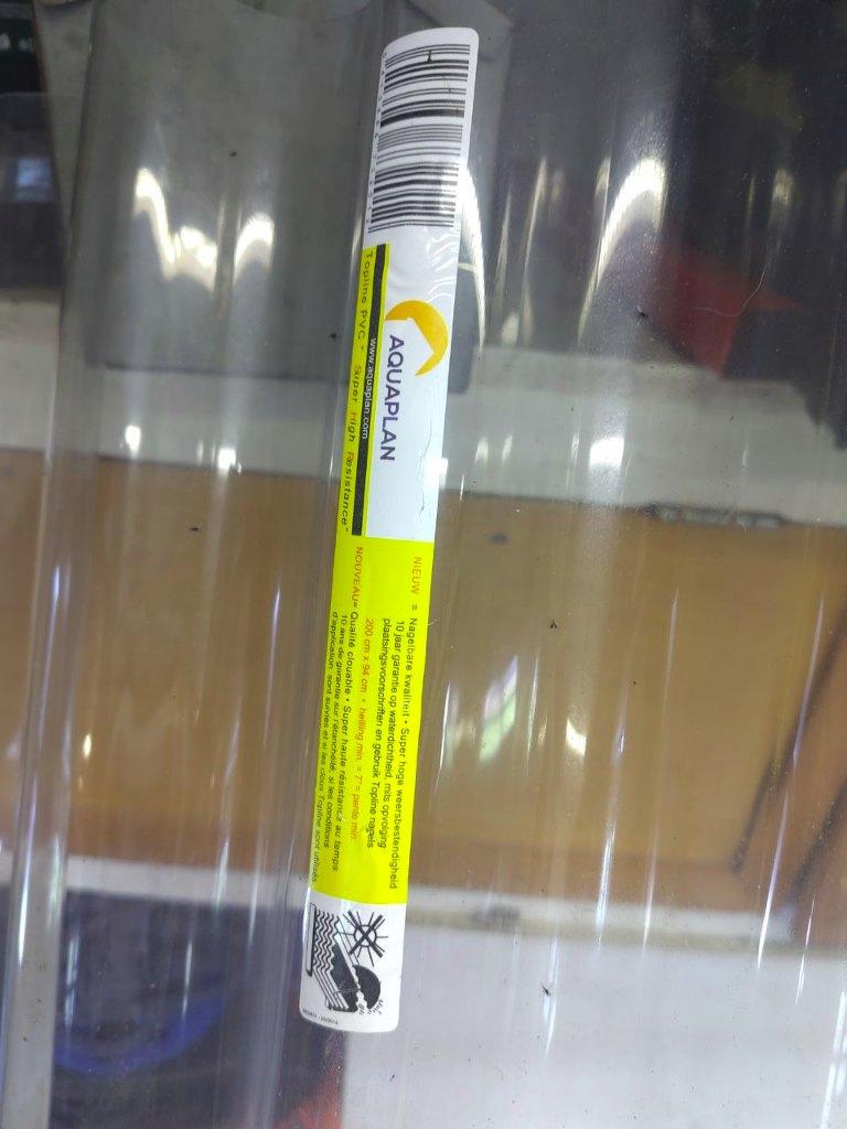 golfplaat helder pvc, Ophalen, Kunststof, Overige kleuren, Nieuw