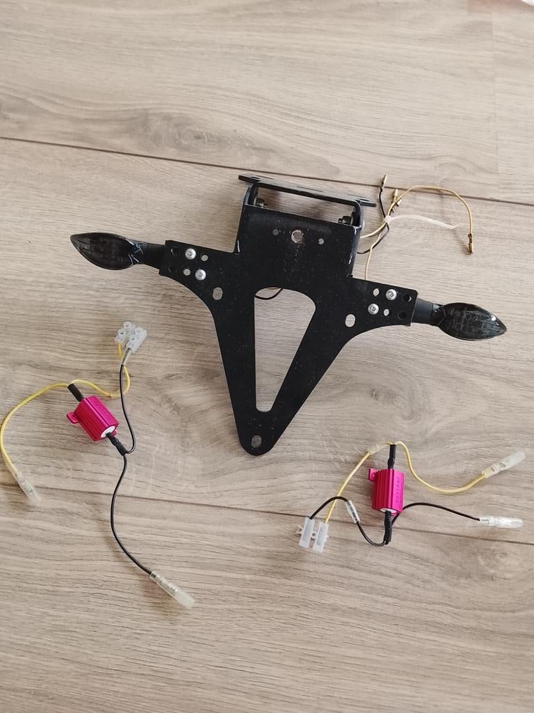 Kenteken plaat houder + LED lamp, Verzenden, Nieuw, Overige typen, Onbekend