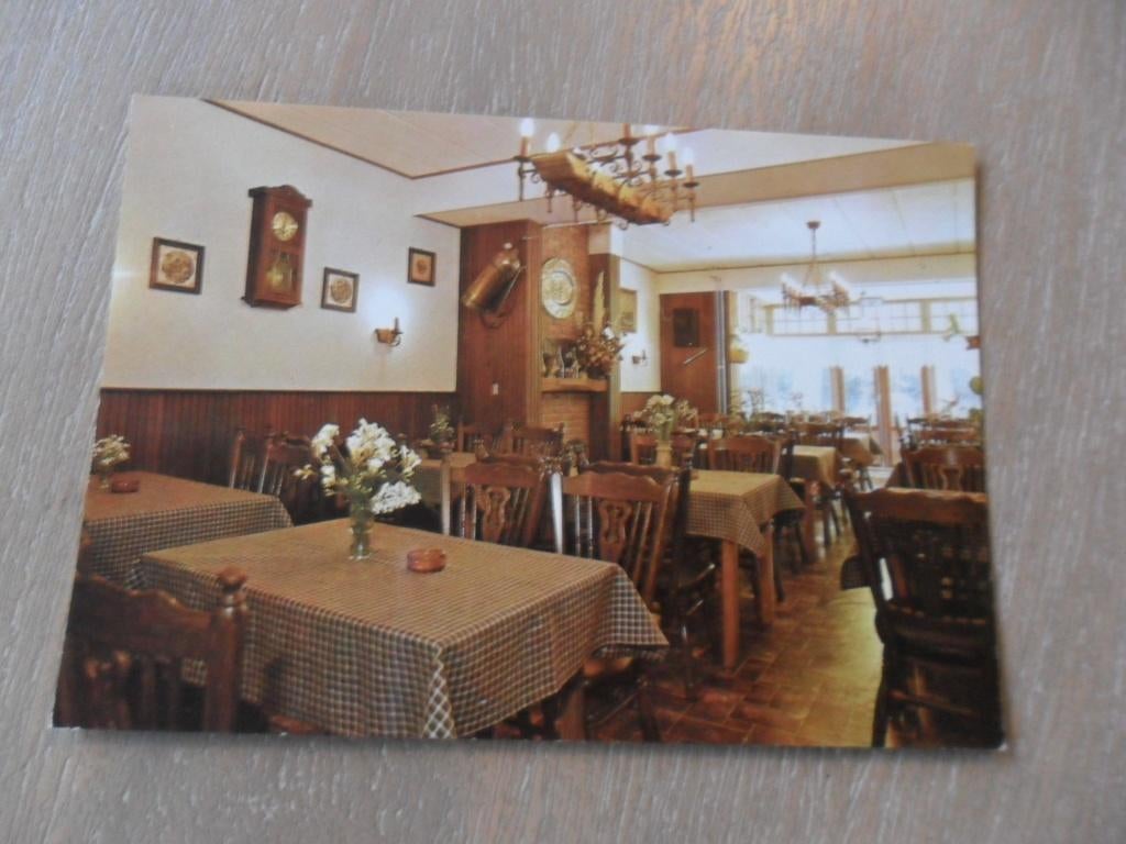 Bergen, hotel pension Boschlust/interieur 1980, Verzenden, 1980 tot heden, Ongelopen, Noord-Holland